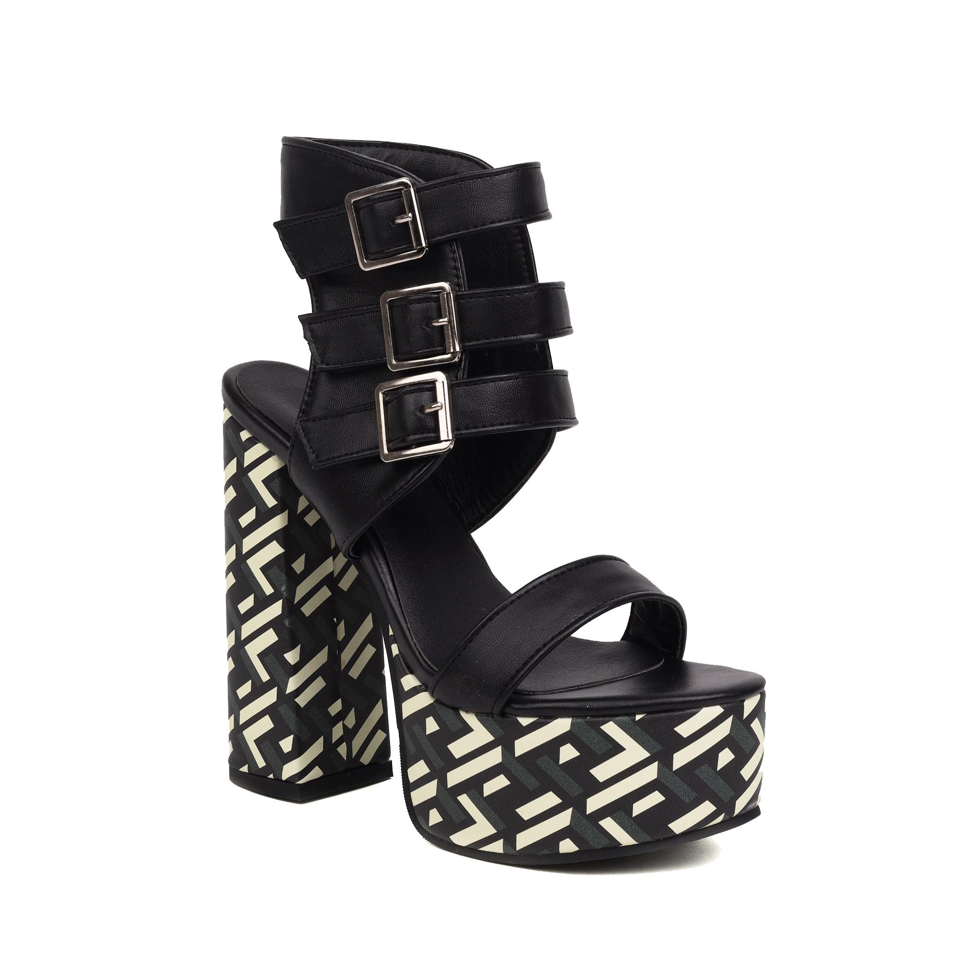 2025 Heel Printing Stage Shoes Ultra High Thick Heel Platform Three Row Belt Buckle Peep Toe Shoes Fashion Party Women s Sandals 38 чорний
2025 Heel Printing Stage Shoes Ultra High Thick Heel Platform Three Row Belt Buckle Peep Toe Shoes Fashion Party Women s Sandals 38 чорний