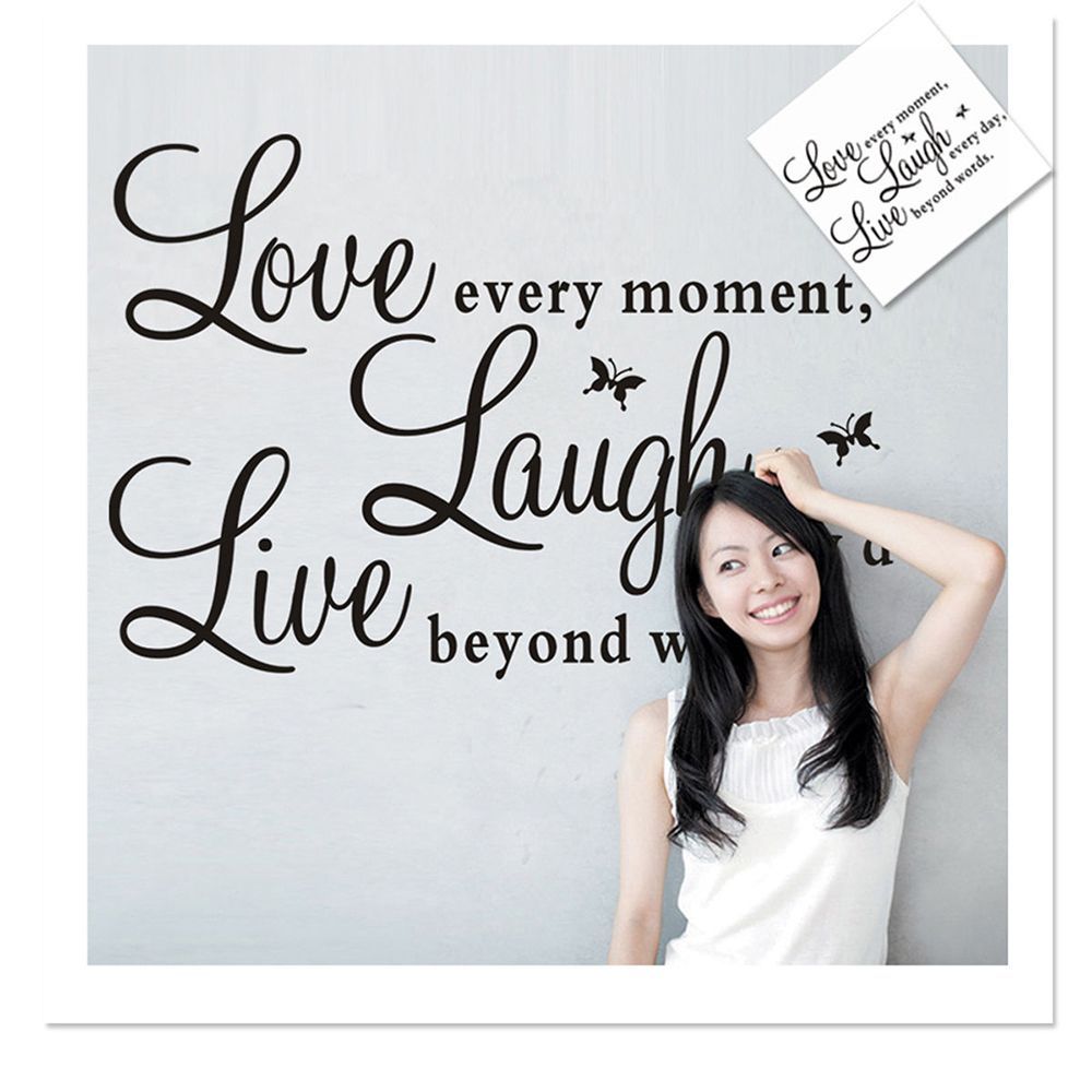 Coming Moment DIY Modern Every Art Vinyl Removable Home Decor Laugh Love Live Sticker чёрный
Coming Moment DIY Modern Every Art Vinyl Removable Home Decor Laugh Love Live Sticker чёрный