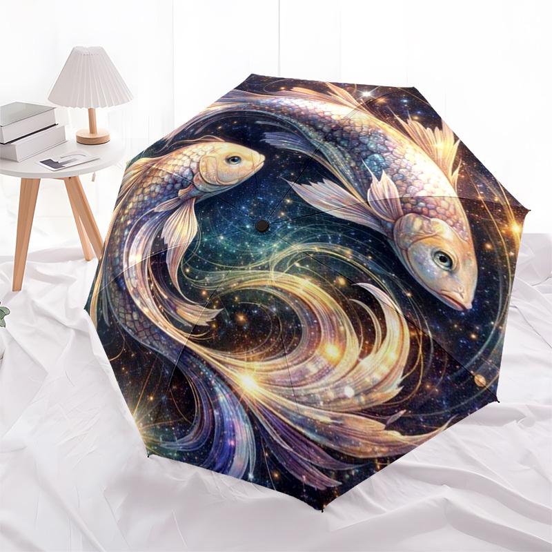 1pc Pisces Pisces Outdoor Umbrella - Automatic Opening/Closing, Portable 3-Fold Design, 8-Bone Iron Frame, Perfect Gift for Fans and Travelers.L019
1pc Pisces Pisces Outdoor Umbrella - Automatic Opening/Closing, Portable 3-Fold Design, 8-Bone Iron Frame, Perfect Gift for Fans and Travelers.L019