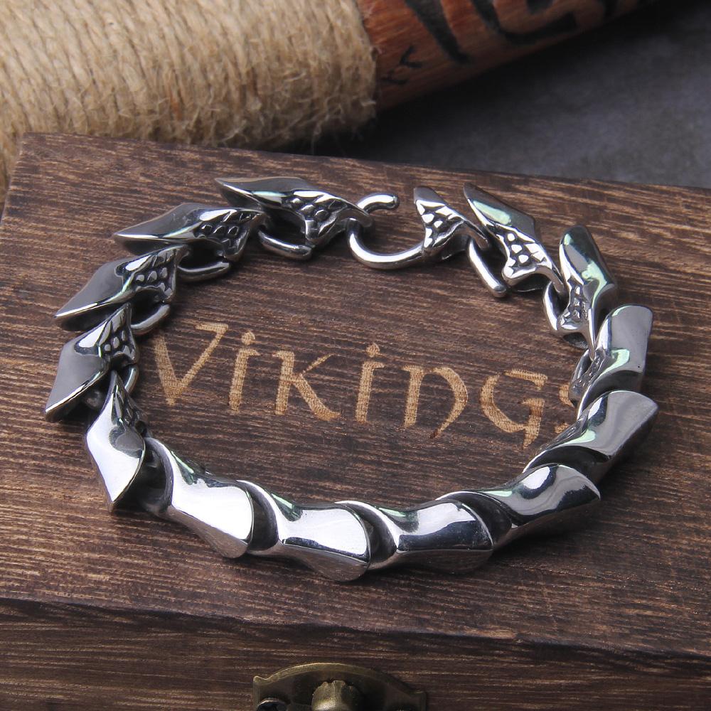 Винтажный панк-браслет Viking Ouroboros для мужчин из нержавеющей стали, модные украшения, хип-поп, уличная культура no box 19cm
Винтажный панк-браслет Viking Ouroboros для мужчин из нержавеющей стали, модные украшения, хип-поп, уличная культура no box 19cm