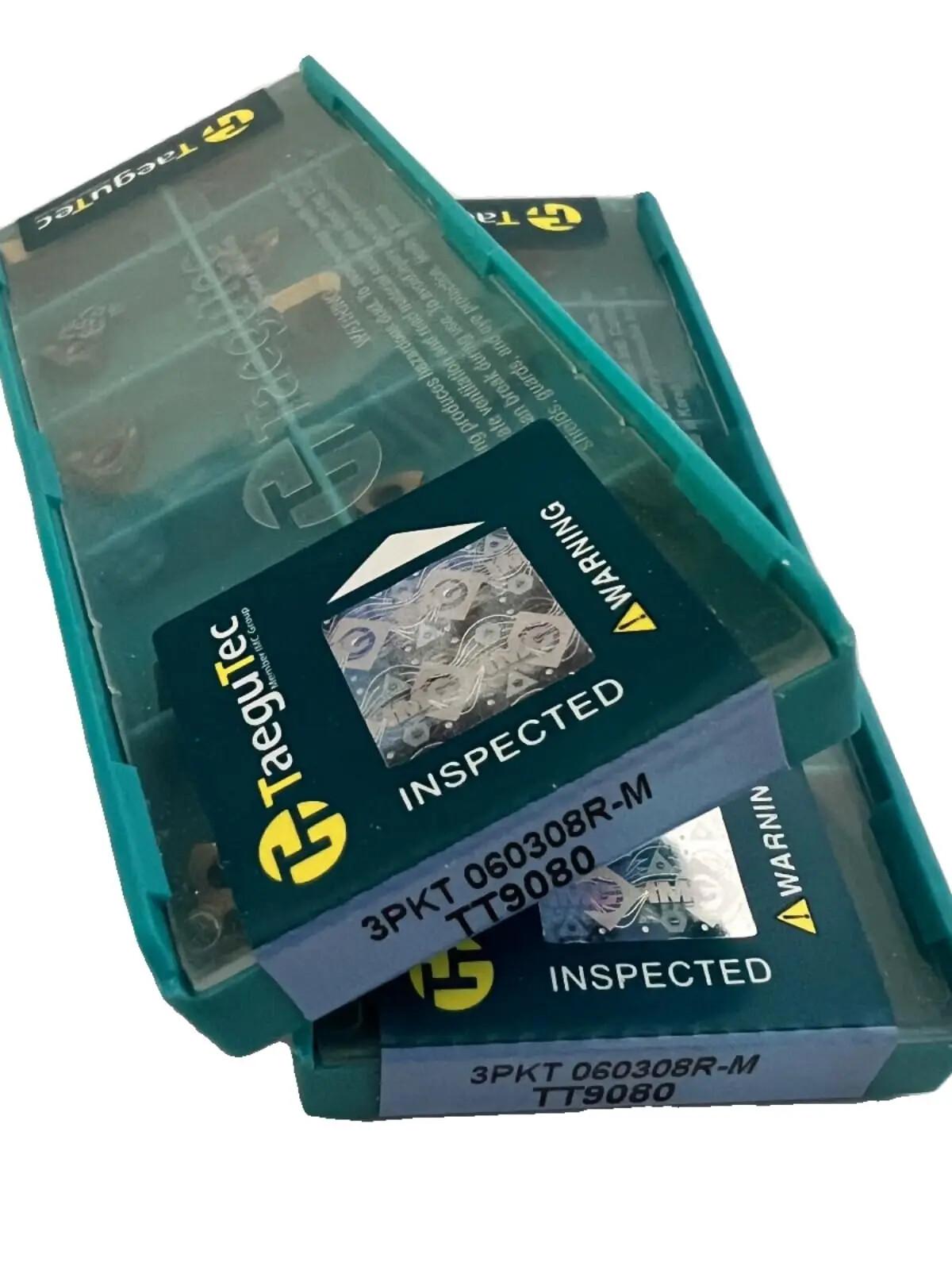 TaeguTec / 3PKT060308R-M TT9080 /Original genuine CNC alloy blade 10 PCS
TaeguTec / 3PKT060308R-M TT9080 /Original genuine CNC alloy blade 10 PCS