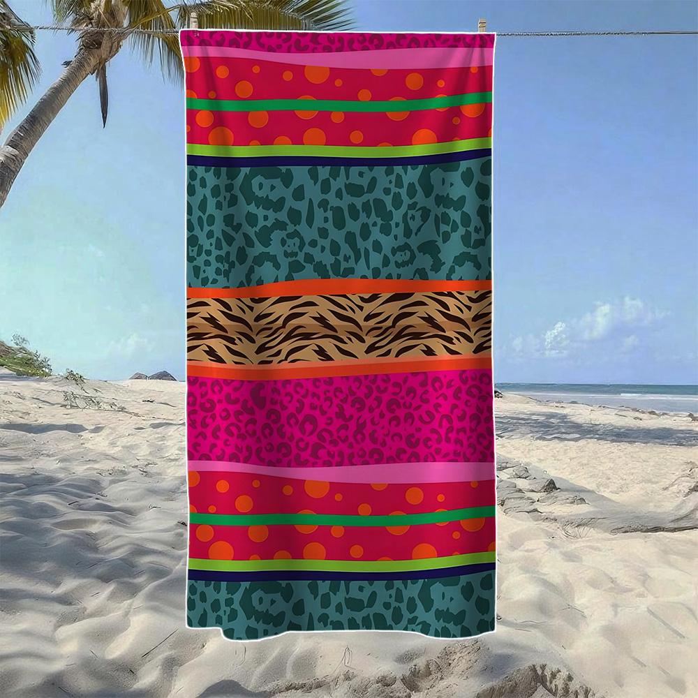 Stripes and wavy textures Beach Towel, Soft Quick-Drying, Perfect For Portable Outdoor Travel,Swimming, Camping And Summer Beach W40*H60(CM)
Stripes and wavy textures Beach Towel, Soft Quick-Drying, Perfect For Portable Outdoor Travel,Swimming, Camping And Summer Beach W40*H60(CM)