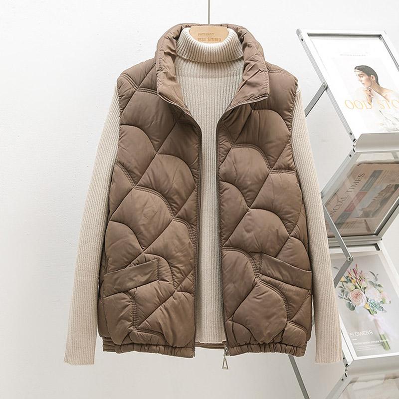 Жилет женский хлопковый зимний без рукавов топы с подкладкой однотонный жилет оверсайз утолщенный повседневный пуховый жилет XXXXXL дубильная кора
Жилет женский хлопковый зимний без рукавов топы с подкладкой однотонный жилет оверсайз утолщенный повседневный пуховый жилет XXXXXL дубильная кора