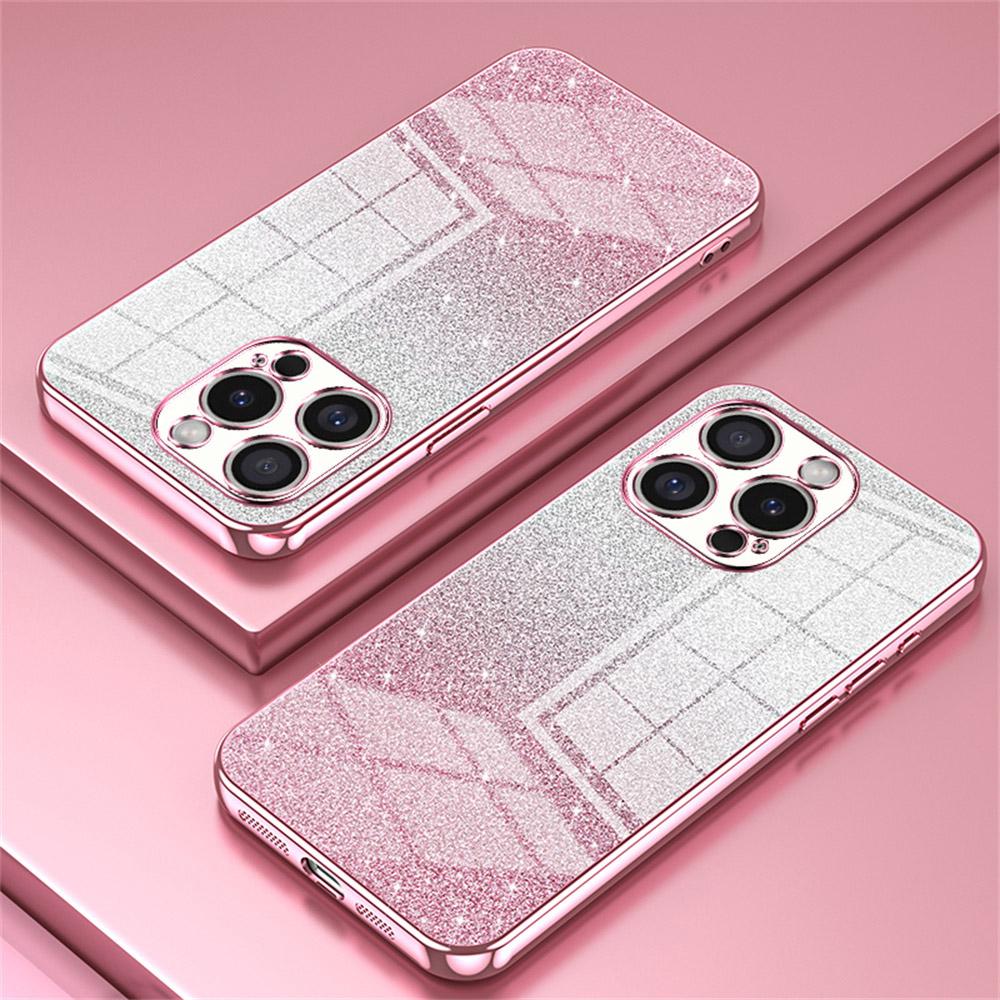 For iPhone 16 Pro Max Case Electroplating Gradient Glitter TPU Phone Cover Purple
For iPhone 16 Pro Max Case Electroplating Gradient Glitter TPU Phone Cover Purple