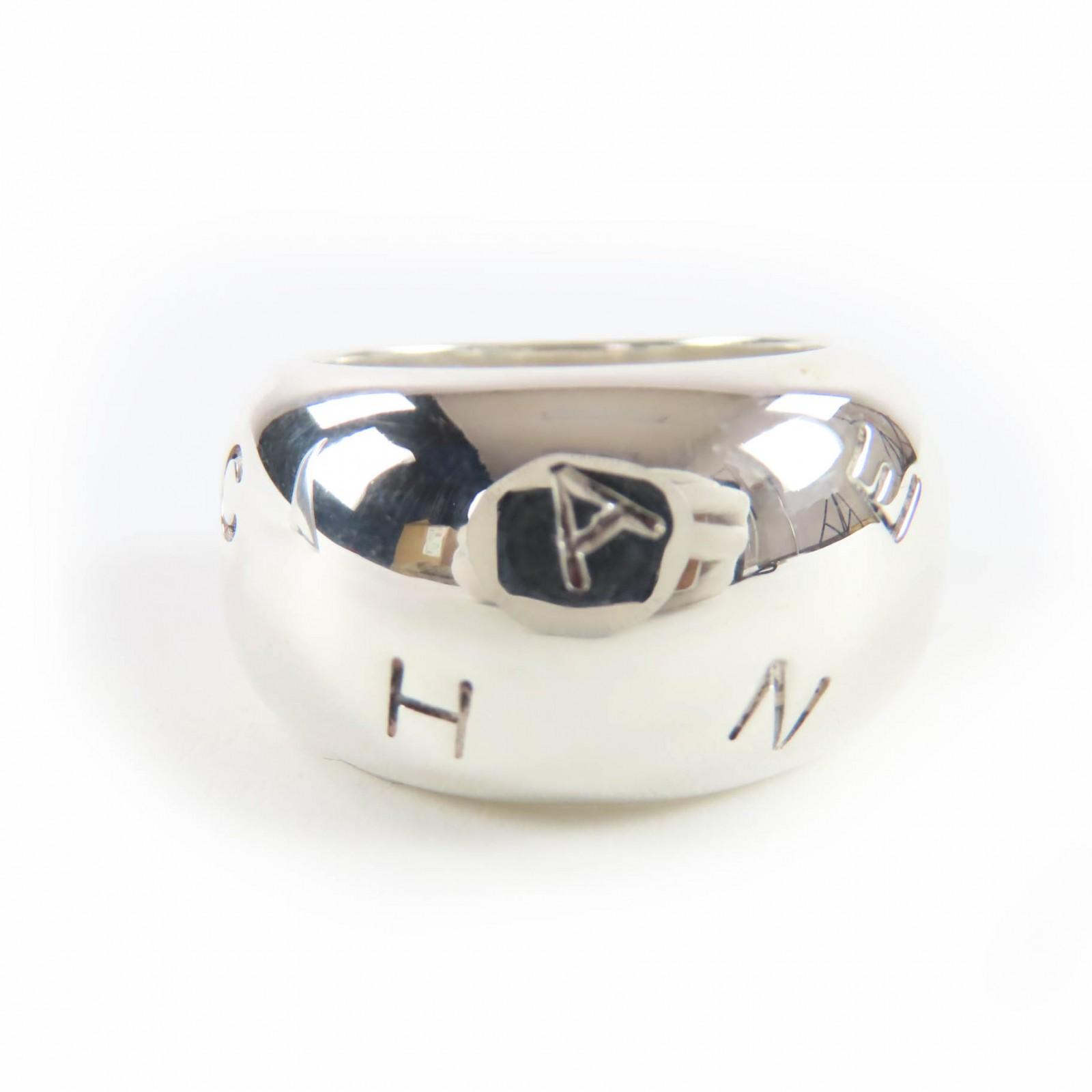 Excellent CHANEL Ring Logo design ring Silver ring Silver 925 Women Used
Excellent CHANEL Ring Logo design ring Silver ring Silver 925 Women Used