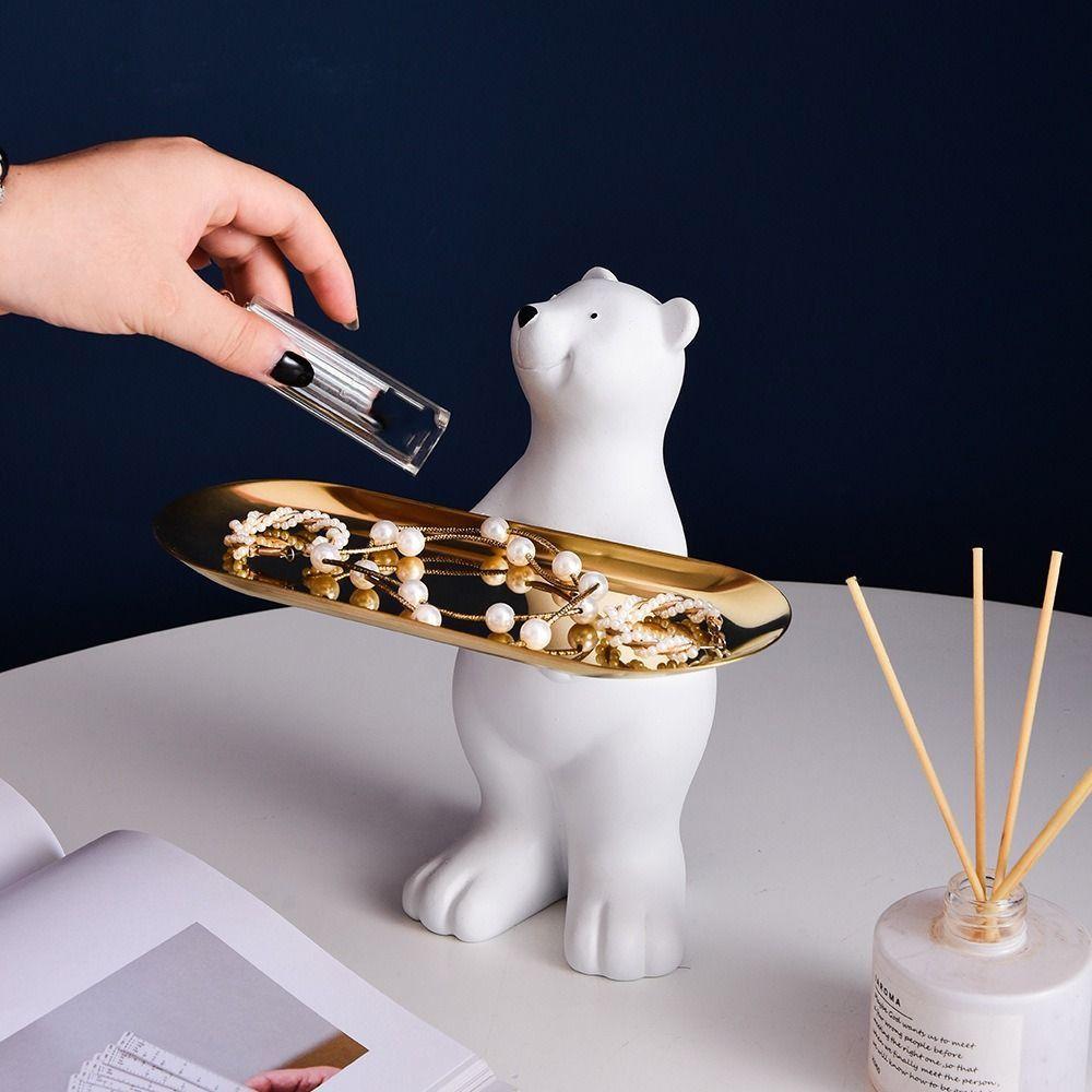 Bear Shaped Storage Rack Resin Storage Display Plate European Style Key Storage Tray Entrance Style 1
Bear Shaped Storage Rack Resin Storage Display Plate European Style Key Storage Tray Entrance Style 1