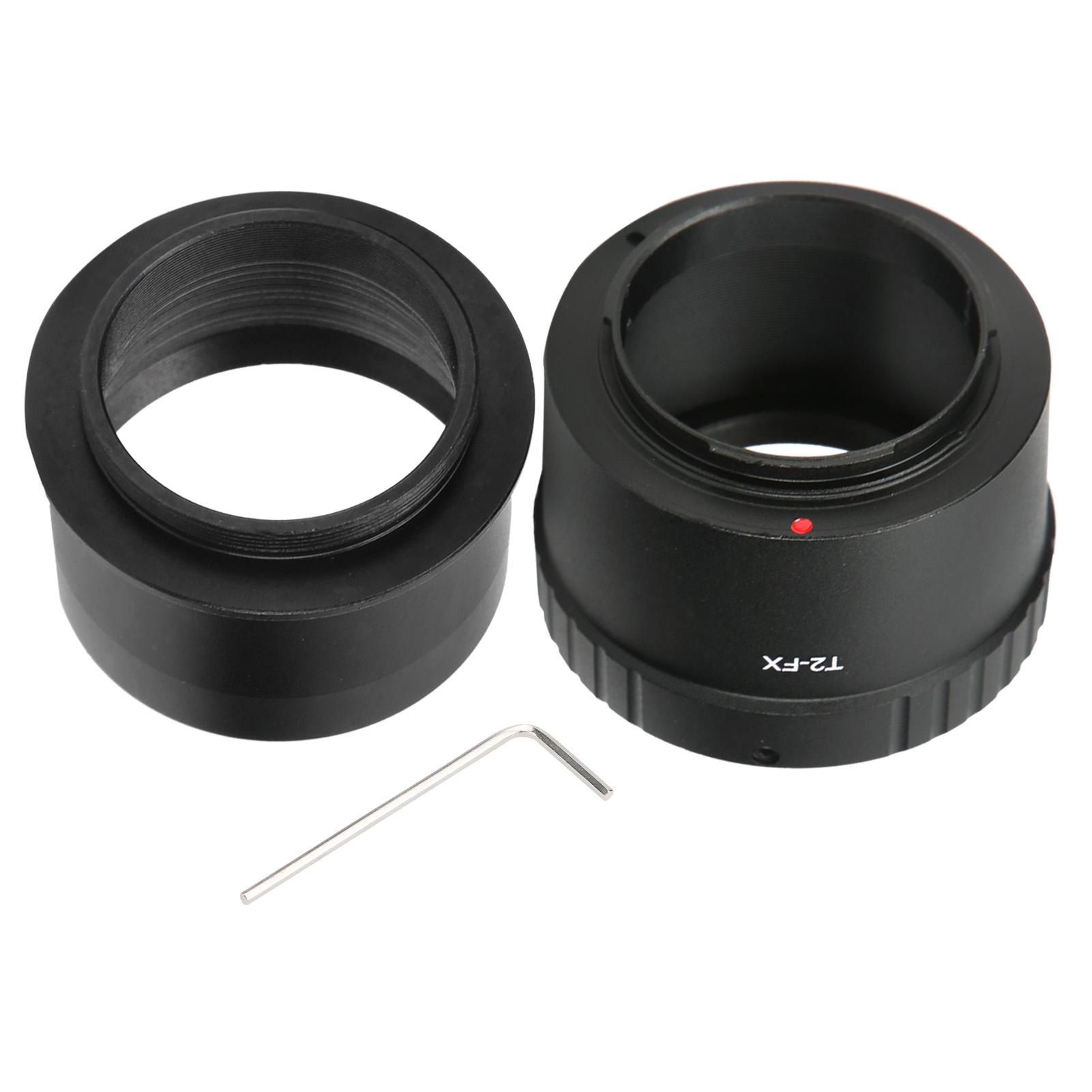 Telescope 2in T Mount Adapter and Lens Adapter Ring for Fujifilm FX Mount Camera
Telescope 2in T Mount Adapter and Lens Adapter Ring for Fujifilm FX Mount Camera