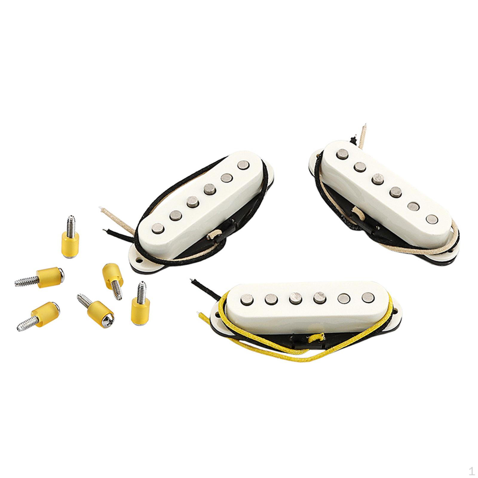 3 сингла звукосниматель чистый звук 52 мм замена для электрогитары аксессуар высокий выход Sss 
3 сингла звукосниматель чистый звук 52 мм замена для электрогитары аксессуар высокий выход Sss