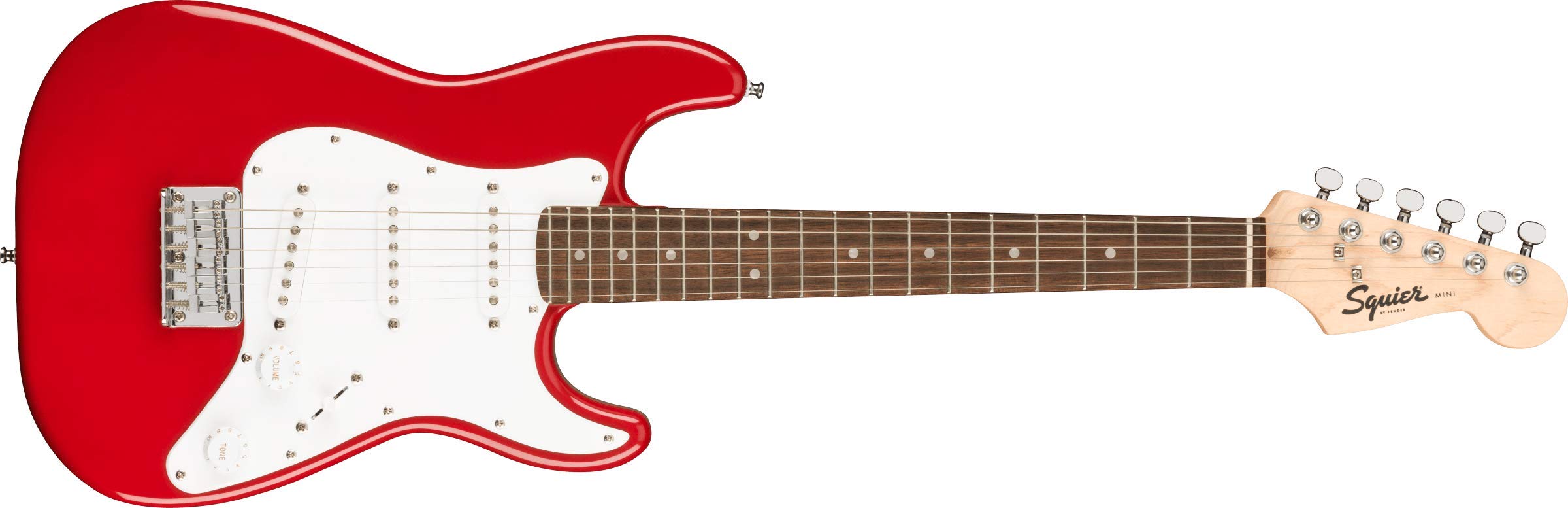 Squier Electric Guitar Mini Laurel Dakota Red with Soft Case Stratocaster®, Fingerboard,
Squier Electric Guitar Mini Laurel Dakota Red with Soft Case Stratocaster®, Fingerboard,