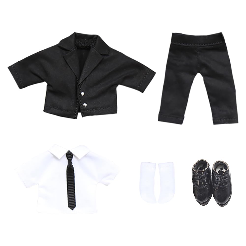 niannyyhouse 112 bjd doll costume jacket, pants, shirt, shoes, socks, suit OB11 size for Obitsu doll 11cm body (черный)
niannyyhouse 112 bjd doll costume jacket, pants, shirt, shoes, socks, suit OB11 size for Obitsu doll 11cm body (черный)