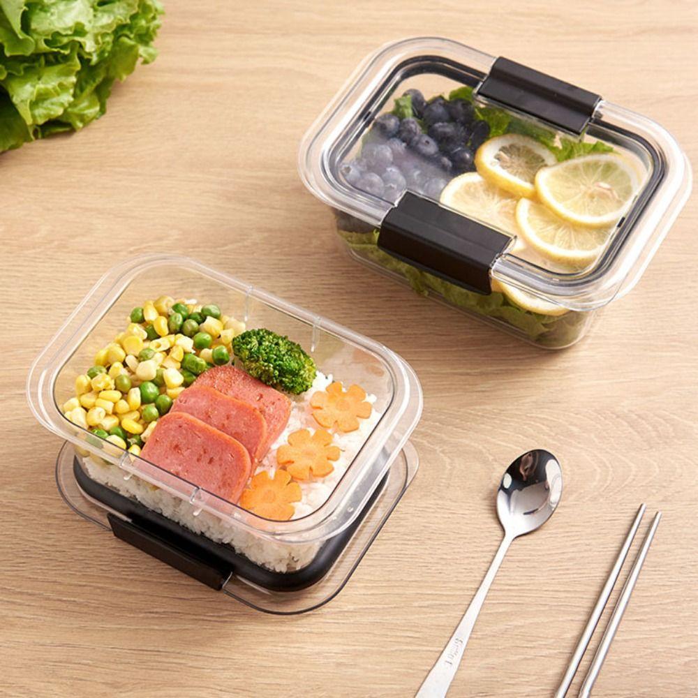 Leak-Proof Fresh-keeping Box Transparent Lunch Box Kitchen Food Container Crisper Refrigerator 350ML
Leak-Proof Fresh-keeping Box Transparent Lunch Box Kitchen Food Container Crisper Refrigerator 350ML