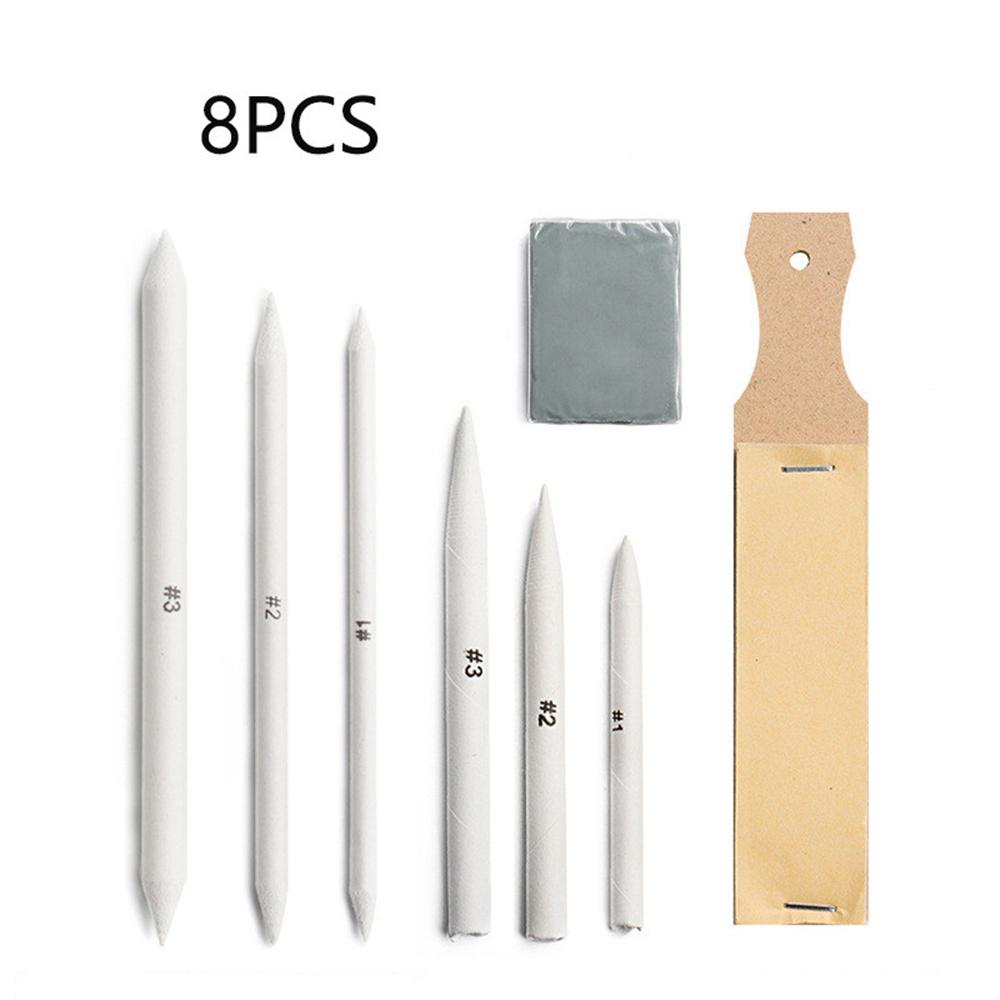 Professional Blending Stump Sticks Drawing Paper Sandpaper and Eraser Sketch Drawing Kit
Professional Blending Stump Sticks Drawing Paper Sandpaper and Eraser Sketch Drawing Kit