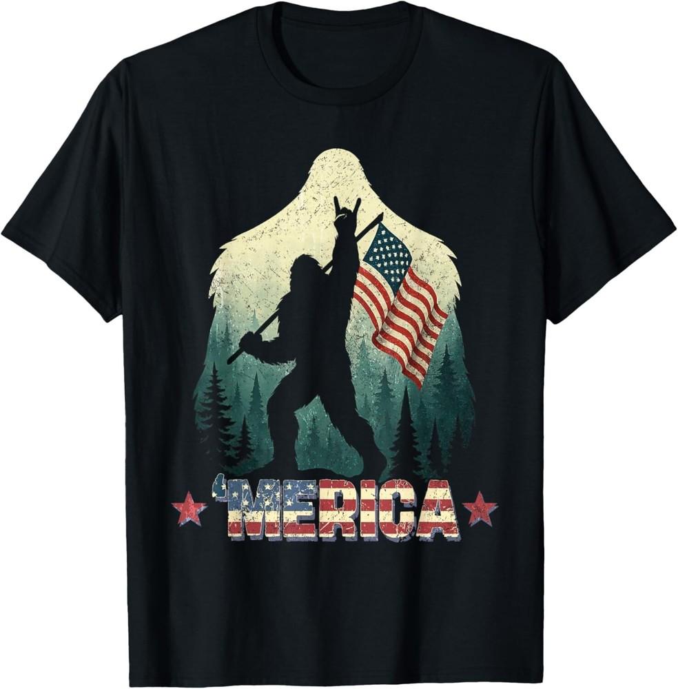 Bigfoot Merica Rock American USA Flag Patriotic 4th Of July Unisex T-Shirt 4XL
Bigfoot Merica Rock American USA Flag Patriotic 4th Of July Unisex T-Shirt 4XL