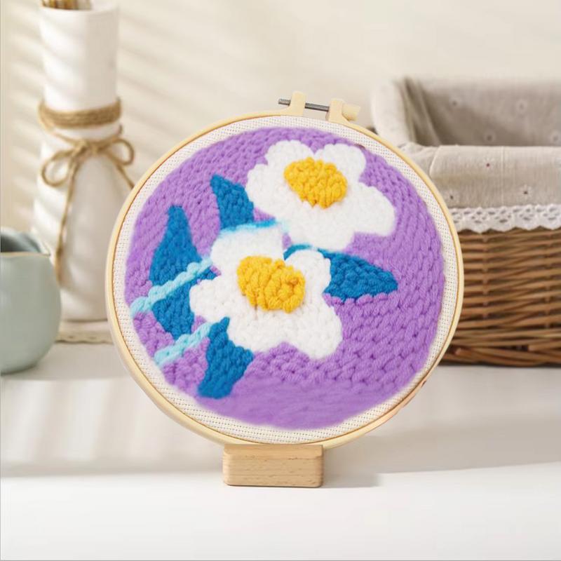 Punch Stitching Kit For Adults Set Of 3 Floral Design Needle Embroidery Coaster Kit Tufted Rug Pads Crafting Supplies Art Work China Mainland
Punch Stitching Kit For Adults Set Of 3 Floral Design Needle Embroidery Coaster Kit Tufted Rug Pads Crafting Supplies Art Work China Mainland