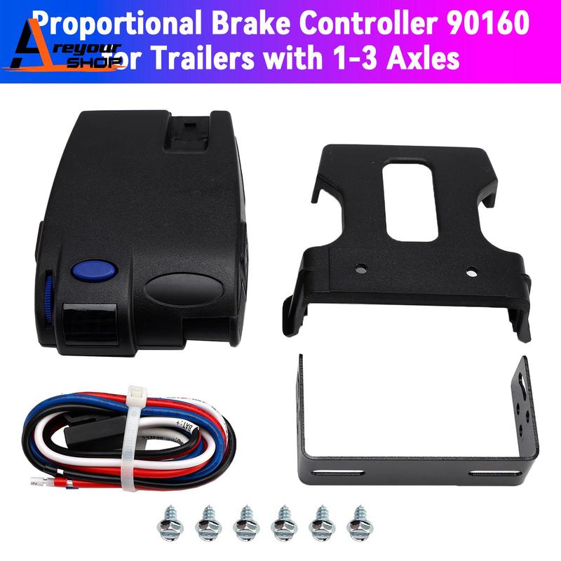 Proportional Brake Controller 90160 for Trailers with 1-3 Axles чорний
Proportional Brake Controller 90160 for Trailers with 1-3 Axles чорний