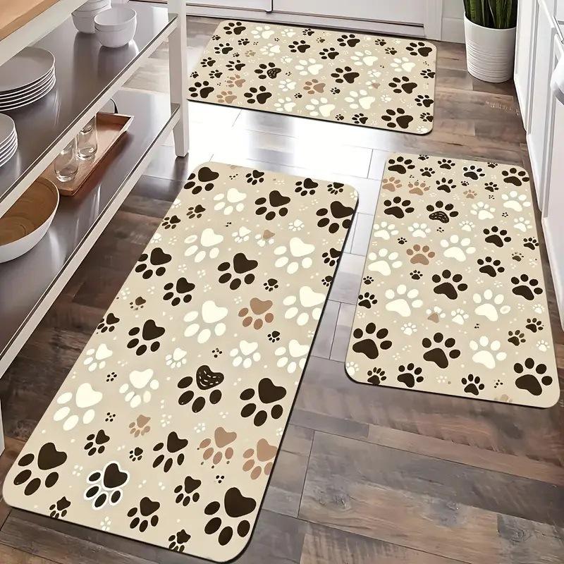 VIKAMA 3-Piece Cat-Themed Carpet With Dark Blue Border, Cute Cat And Green Leaf Pattern, Anti-Slip Kitchen Decoration 40x60 50x80 40x120CM
VIKAMA 3-Piece Cat-Themed Carpet With Dark Blue Border, Cute Cat And Green Leaf Pattern, Anti-Slip Kitchen Decoration 40x60 50x80 40x120CM