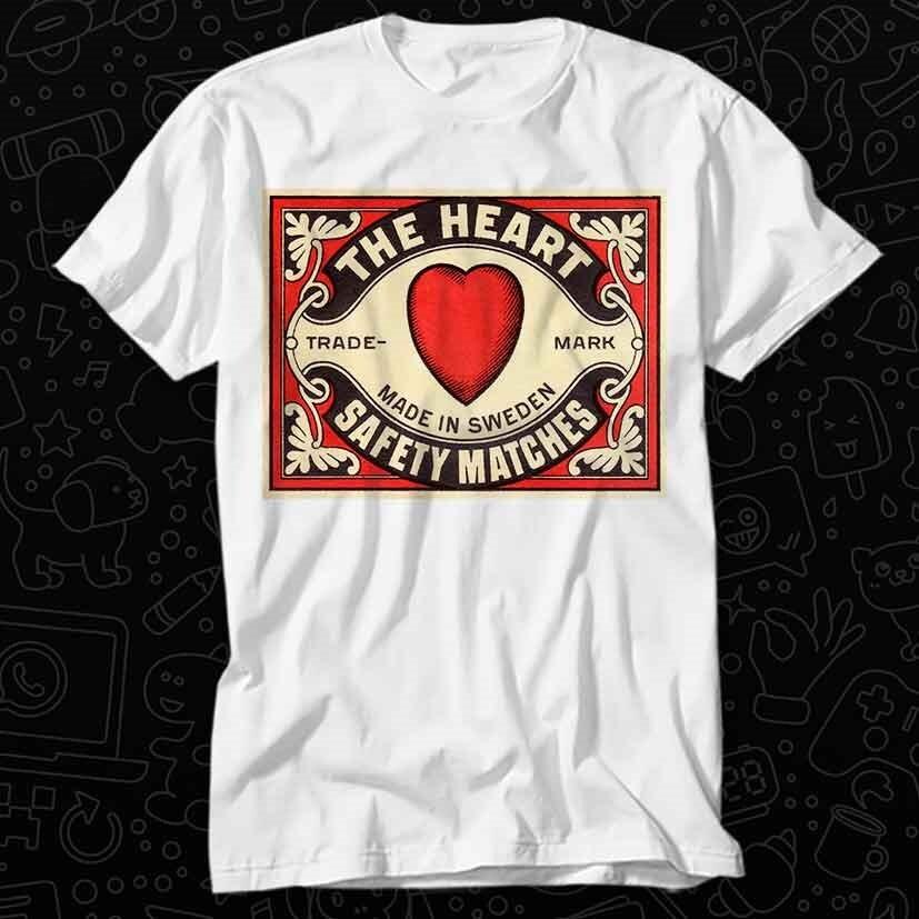 Antique Swedish Matchbox Label The Heart T Shirt 537 4XL
Antique Swedish Matchbox Label The Heart T Shirt 537 4XL