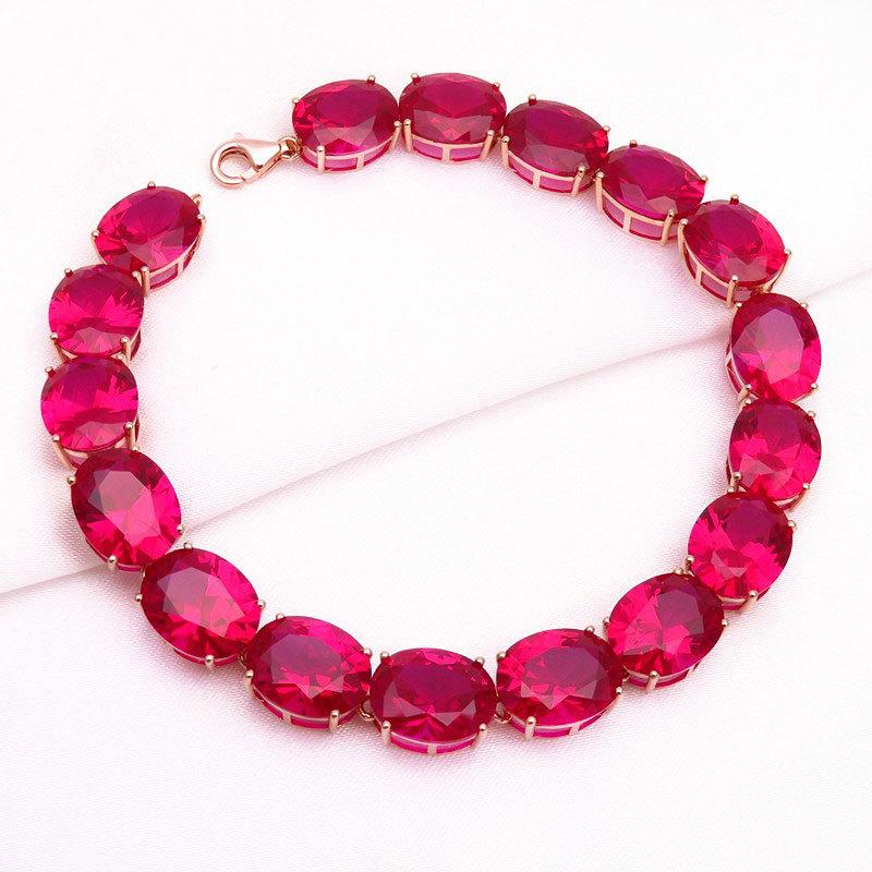 Purple Gold Luxury Egg Surface Sapphire Inlaid Blue Zircon Bracelet Rose Gold Plated Bracelet Jewelry (18CM)
Purple Gold Luxury Egg Surface Sapphire Inlaid Blue Zircon Bracelet Rose Gold Plated Bracelet Jewelry (18CM)