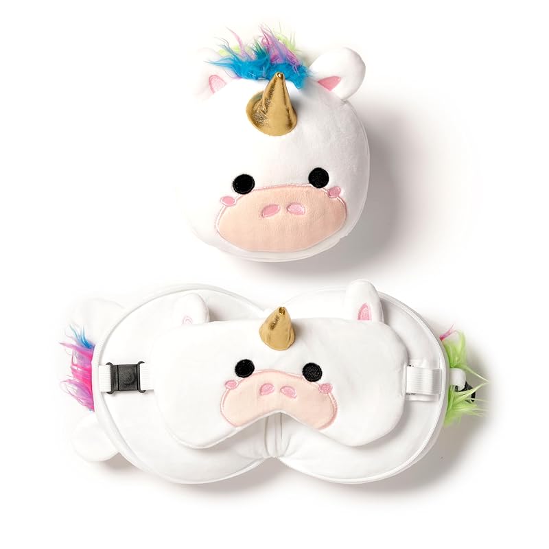 Relaxeazzz With eye mask Chewy neck pillow unicorn cute stuffed toy Integrated type eye mask trip plane car for sleeping child present Japanese
Relaxeazzz With eye mask Chewy neck pillow unicorn cute stuffed toy Integrated type eye mask trip plane car for sleeping child present Japanese