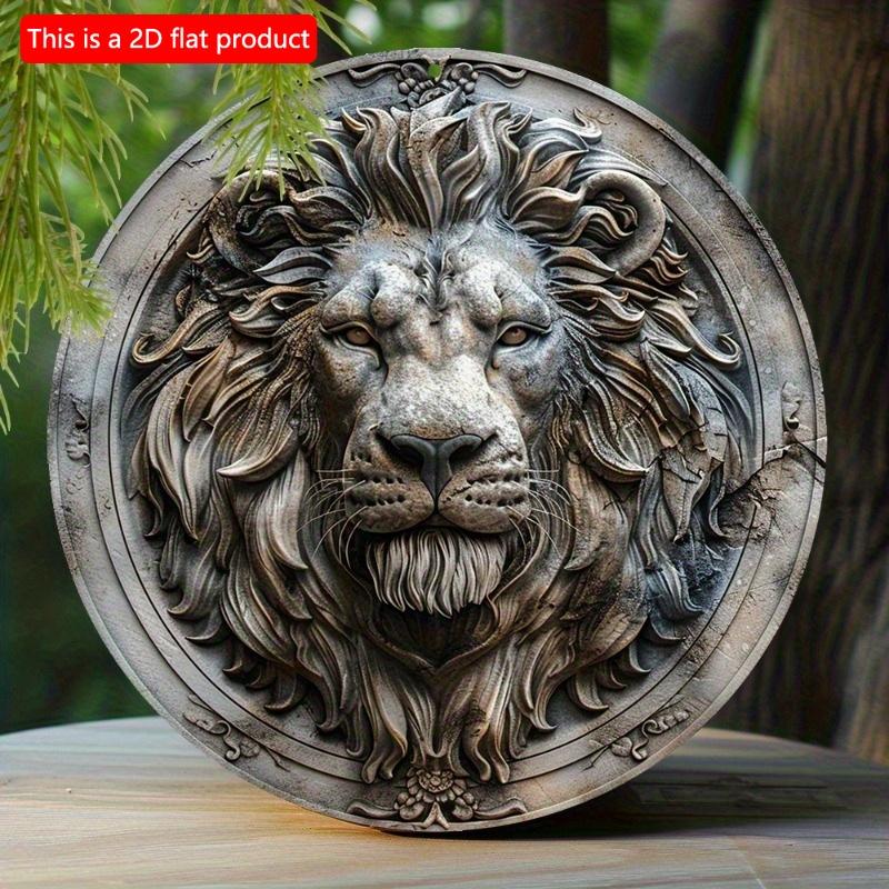 2d Flat 20*20cm, Lion Themed Woodn Sign, Perfect for Office Decor and Gifts, Spring Collection, Wall Art Home Decor, for Home, Kitchen, Bedroom, Bar. 20x20cm
2d Flat 20*20cm, Lion Themed Woodn Sign, Perfect for Office Decor and Gifts, Spring Collection, Wall Art Home Decor, for Home, Kitchen, Bedroom, Bar. 20x20cm