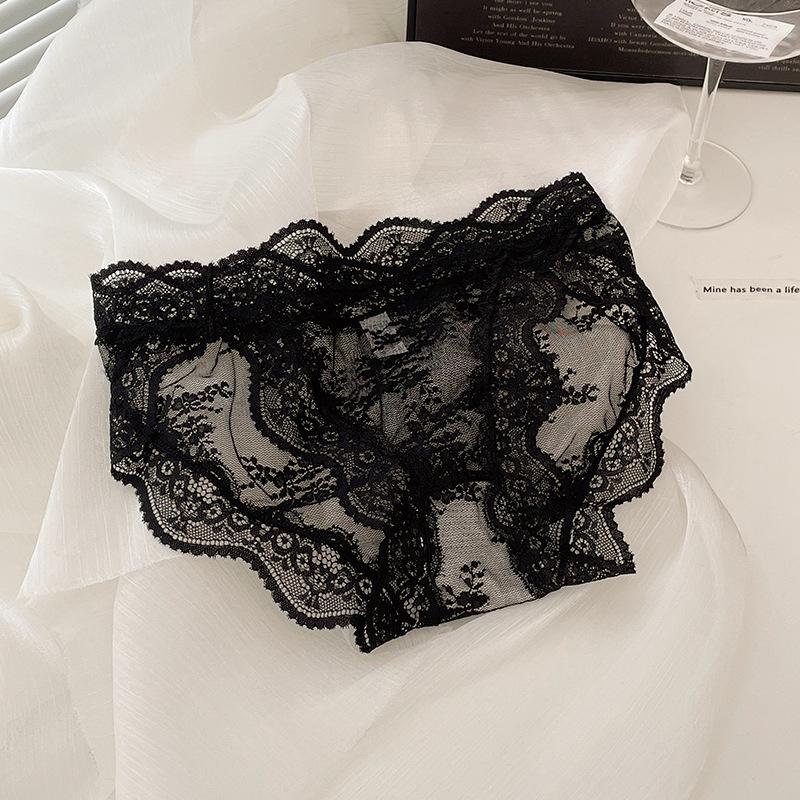 Pure Desire Women s Sexy Low-Waist Lace Trim Mesh Panties with Cotton Crotch and Breathable Hollow Design One Size (Fits 80-120 Jin)
Pure Desire Women s Sexy Low-Waist Lace Trim Mesh Panties with Cotton Crotch and Breathable Hollow Design One Size (Fits 80-120 Jin)