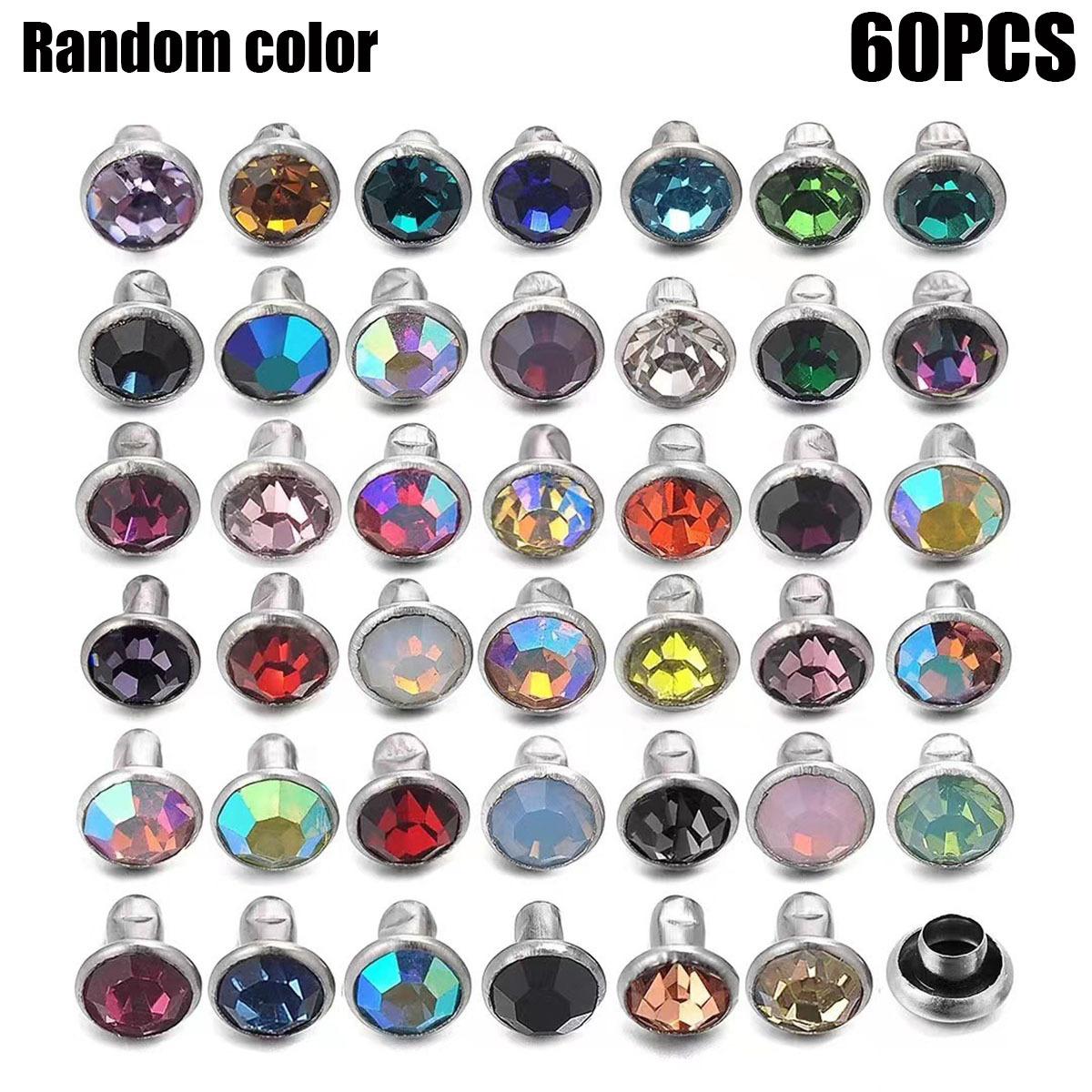 60 комплектов стеклянных металлических заклепок, используются для одежды, ремней, ювелирных изделий, поделок своими руками, алмазные гвозди-столкновения
60 комплектов стеклянных металлических заклепок, используются для одежды, ремней, ювелирных изделий, поделок своими руками, алмазные гвозди-столкновения