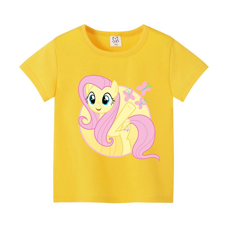 My Little Ponys Girls T-shirts Kawaii Cartoon Figure Printed Tops Summer Children Casual Short Sleeves Cute Kids Girl Clothing 120
My Little Ponys Girls T-shirts Kawaii Cartoon Figure Printed Tops Summer Children Casual Short Sleeves Cute Kids Girl Clothing 120