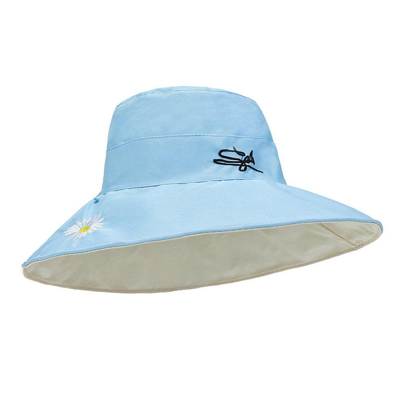 Солнцезащитный козырек с вышивкой, рыбацкая шляпа с большими полями, полиэстер, хлопок, двухсторонняя солнцезащитная ромашка, женская 56-59cm
Солнцезащитный козырек с вышивкой, рыбацкая шляпа с большими полями, полиэстер, хлопок, двухсторонняя солнцезащитная ромашка, женская 56-59cm