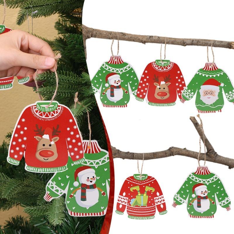 Christmas Ugly Sweater Pendants Santa Elk Snowman Hanging Tags Merry Christmas Decorations 2025 Xmas Tree Ornaments Noel Gifts
Christmas Ugly Sweater Pendants Santa Elk Snowman Hanging Tags Merry Christmas Decorations 2025 Xmas Tree Ornaments Noel Gifts