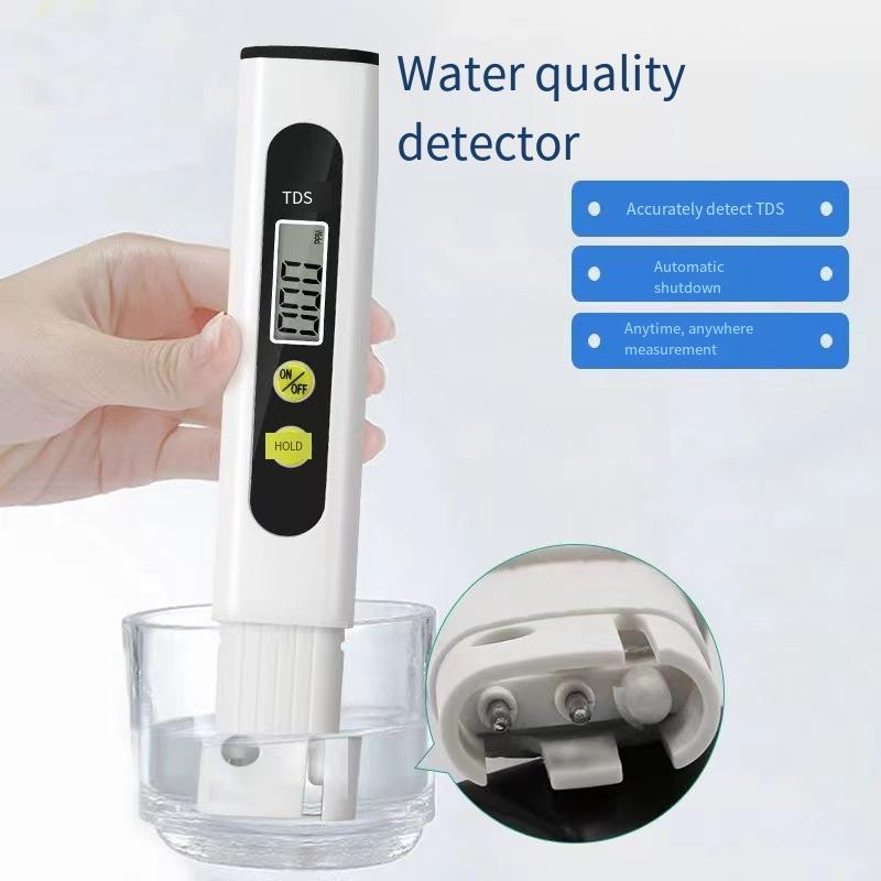 1PC White TDS Water Quality Test Pen Water Quality Tester Office Fish Farming Household Drinking Water Purified Water Testing
1PC White TDS Water Quality Test Pen Water Quality Tester Office Fish Farming Household Drinking Water Purified Water Testing