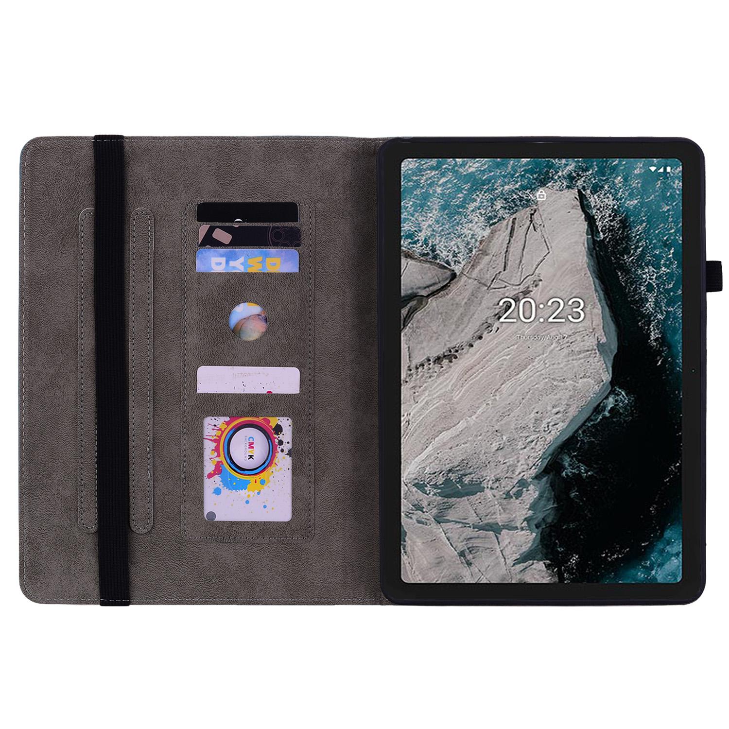 PU Leather Stand Tablet Case for Nokia T20,Imprinted Card Holder Full Protection Tablet Cover Rose
PU Leather Stand Tablet Case for Nokia T20,Imprinted Card Holder Full Protection Tablet Cover Rose