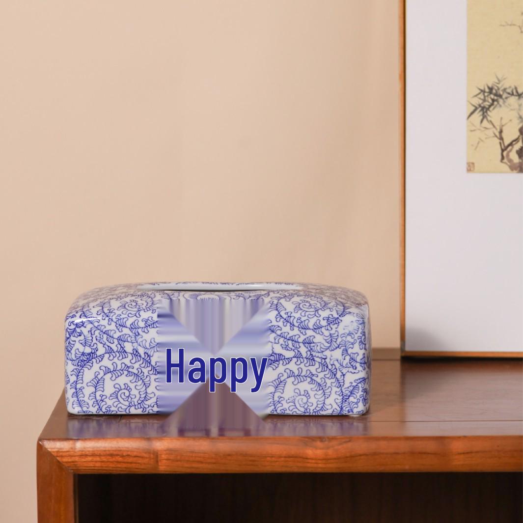 Blue and White Porcelain Tissue Box for Living Room Coffee Table - New Chinese Style Ceramic Napkin Holder Decor
Blue and White Porcelain Tissue Box for Living Room Coffee Table - New Chinese Style Ceramic Napkin Holder Decor