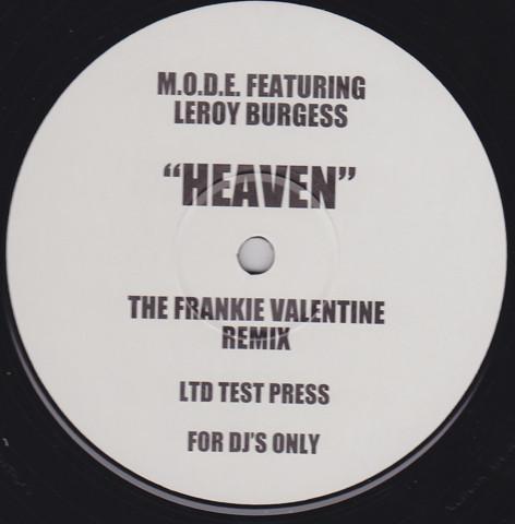 12-дюймовая пластинка M.O.D.E., LEROY BURGESS - Heaven CTV001R Catch The Vibe 2002 UK Танцевальная и Электронная Б/У
12-дюймовая пластинка M.O.D.E., LEROY BURGESS - Heaven CTV001R Catch The Vibe 2002 UK Танцевальная и Электронная Б/У