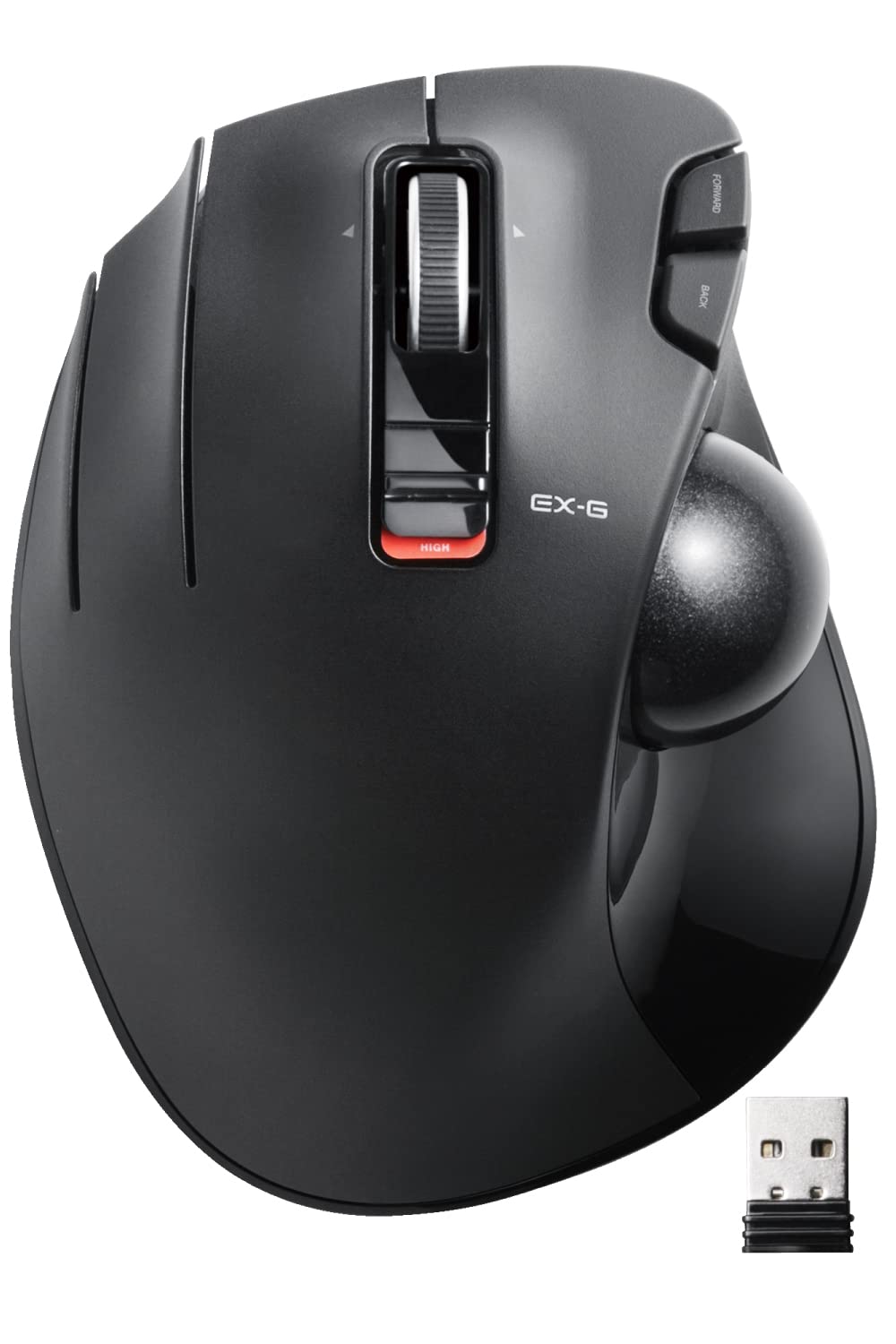 ELECOM Mouse Wireless Trackball Left Hand 6 Buttons Black (Receiver Included) M-XT4DRBK
ELECOM Mouse Wireless Trackball Left Hand 6 Buttons Black (Receiver Included) M-XT4DRBK