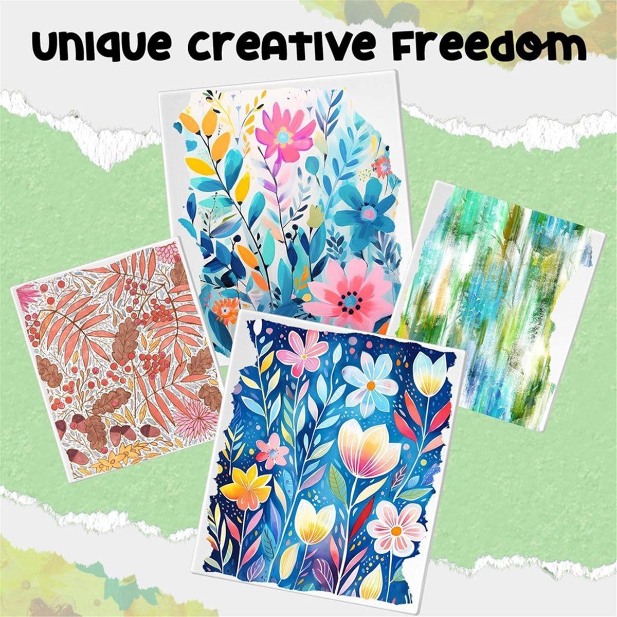 4 Pack Monoprinting Print Plates - 8 X 10 + 5 X 7 Gel Printing Plate - for Card Making, Scrapbooking, Crafts China Mainland
4 Pack Monoprinting Print Plates - 8 X 10 + 5 X 7 Gel Printing Plate - for Card Making, Scrapbooking, Crafts China Mainland