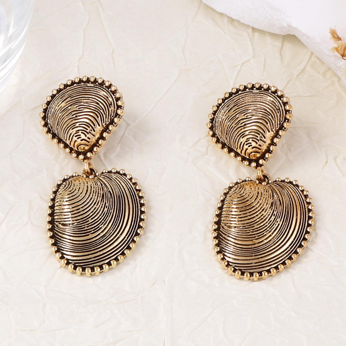 Digadagu Simple Striped Shell Dangle Earrings New Women s Classic Vintage Earrings Daily Zircon Accessories золотистий
Digadagu Simple Striped Shell Dangle Earrings New Women s Classic Vintage Earrings Daily Zircon Accessories золотистий