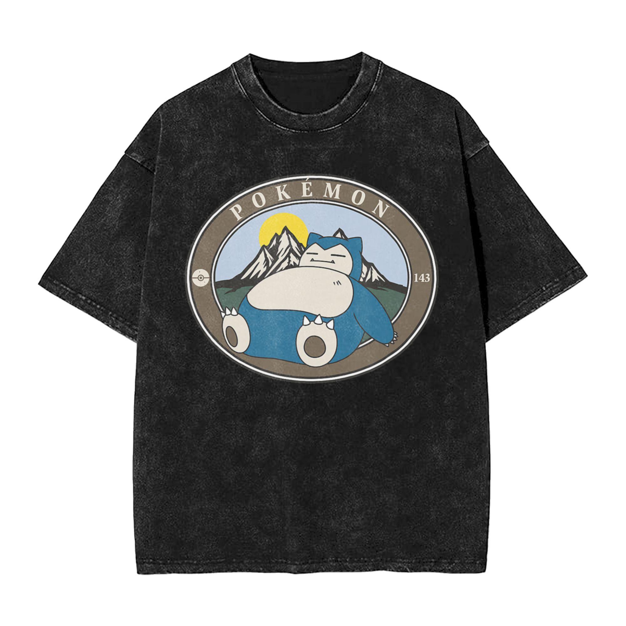 PPokemon Snorlax Sleepy Outdoor Adventures Park Badge T Shirts Hip Hop Washed Cotton TShirt Streetwear Tee Shirt S
PPokemon Snorlax Sleepy Outdoor Adventures Park Badge T Shirts Hip Hop Washed Cotton TShirt Streetwear Tee Shirt S
