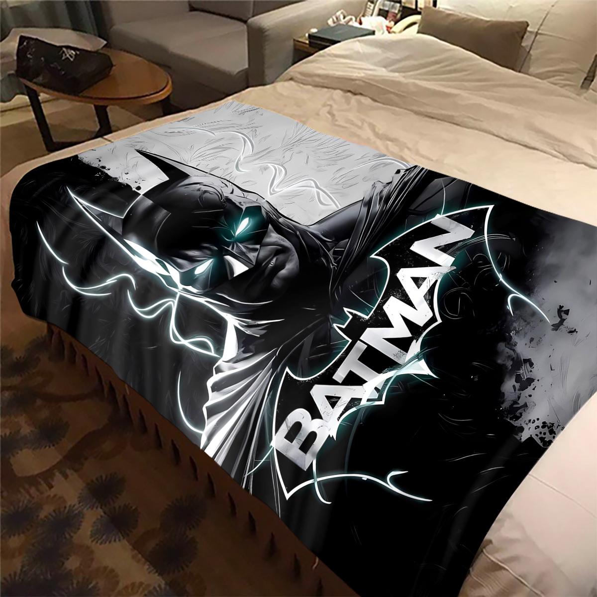 Batman Print Flannel Blanket, Warm Comfortable for Bedrooms, Sofas, Beds, Chairs, Picnics, Travel -HYQ1 75x90cm
Batman Print Flannel Blanket, Warm Comfortable for Bedrooms, Sofas, Beds, Chairs, Picnics, Travel -HYQ1 75x90cm