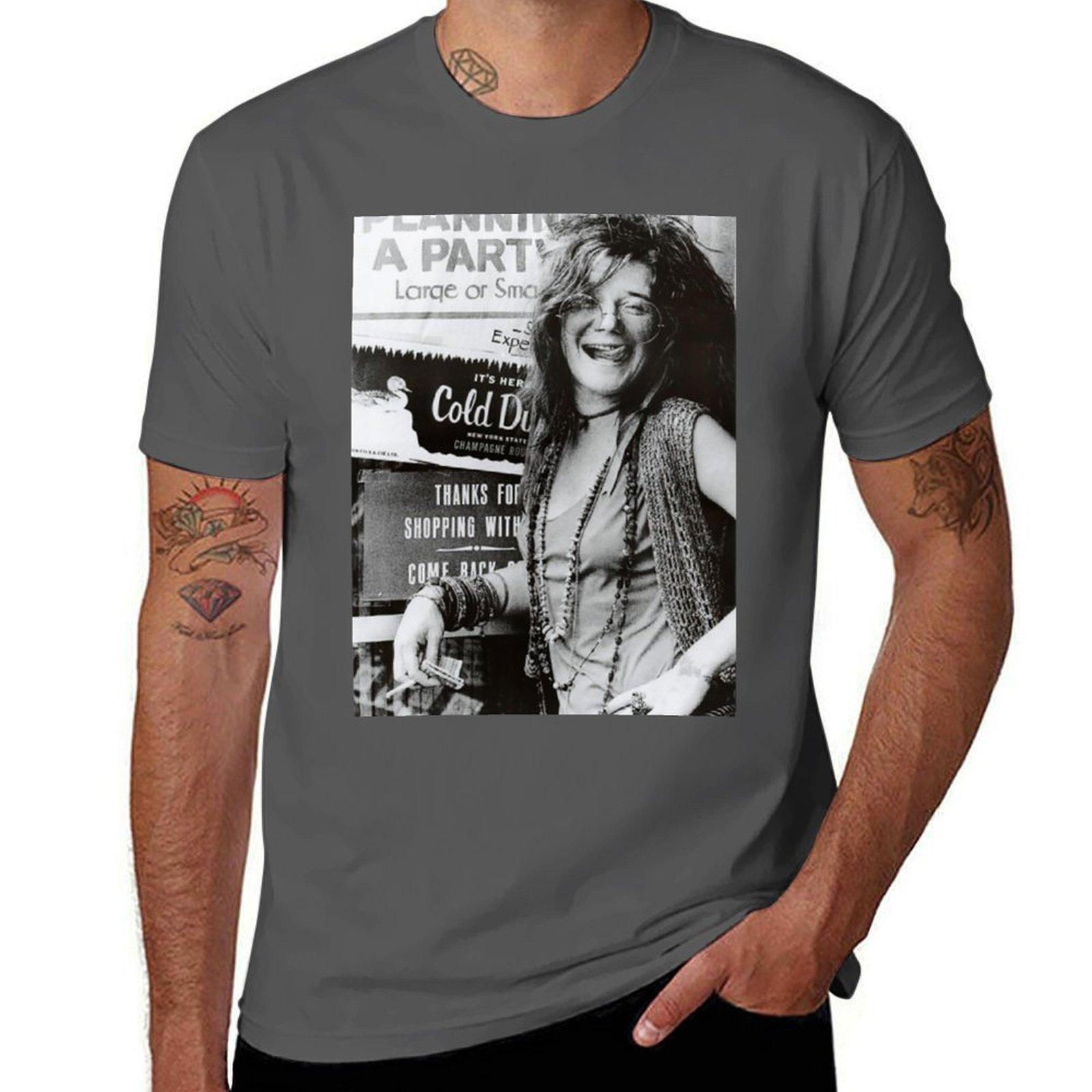 Janis Joplin Poster TShirt Basic Short Sleeve Cotton Blend TShirt 4XL
Janis Joplin Poster TShirt Basic Short Sleeve Cotton Blend TShirt 4XL