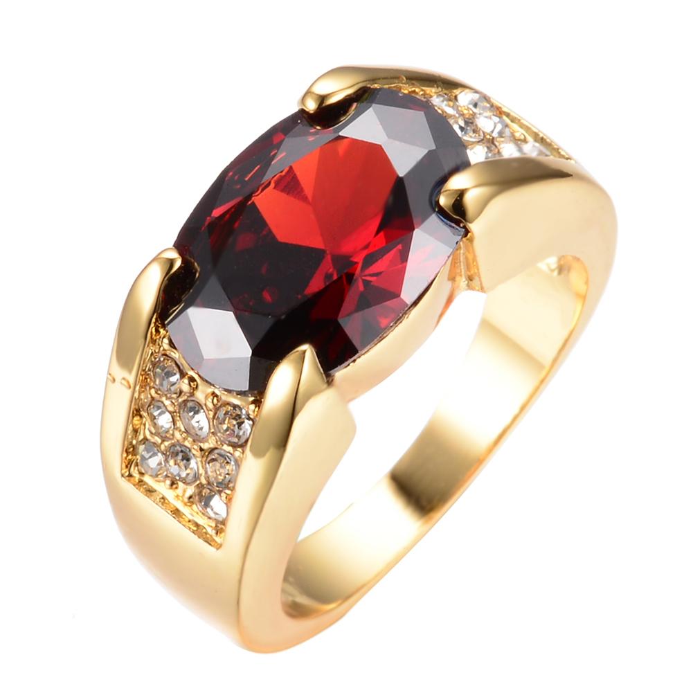 Charm Male Female Red Crystal Stone Ring 18KT Yellow Gold Color Thin Wedding Rings For Women Luxury Oval Zircon Engagement Ring 6
Charm Male Female Red Crystal Stone Ring 18KT Yellow Gold Color Thin Wedding Rings For Women Luxury Oval Zircon Engagement Ring 6