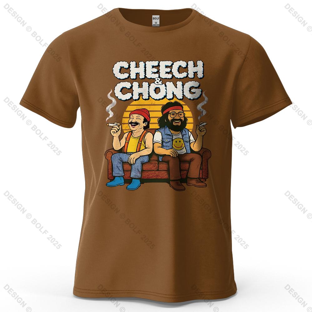 Чоловіча футболка з мультяшним принтом CHEECH & CHONG 100% бавовна Оверсайз Ретро Смішні Графічні Футболки для Жінок Топи Футболки Вуличний одяг L
Чоловіча футболка з мультяшним принтом CHEECH & CHONG 100% бавовна Оверсайз Ретро Смішні Графічні Футболки для Жінок Топи Футболки Вуличний одяг L