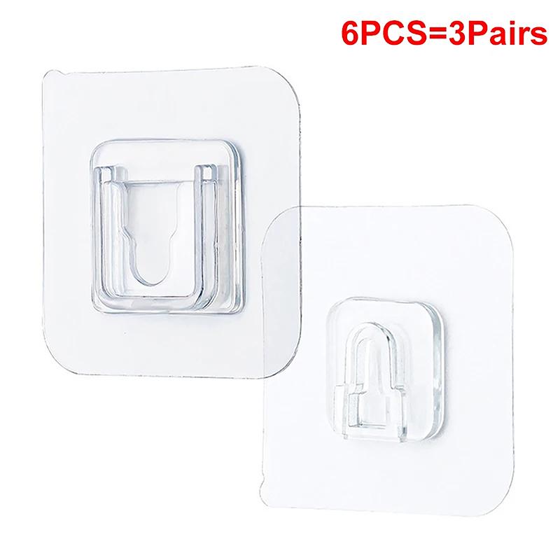 1-10 пар двухсторонних самоклеящихся настенных крючков, прозрачные присоски, крючки-присоски, многоцелевые держатели для органайзеров для спальни и кухни 3 pairs
1-10 пар двухсторонних самоклеящихся настенных крючков, прозрачные присоски, крючки-присоски, многоцелевые держатели для органайзеров для спальни и кухни 3 pairs