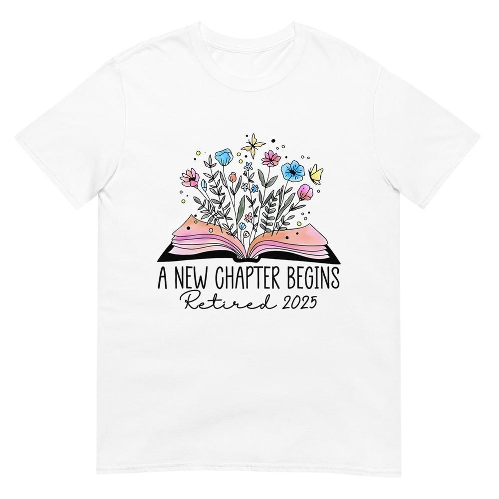 floral book a new chapter begins retired retirement teacher T-Shirt S
floral book a new chapter begins retired retirement teacher T-Shirt S