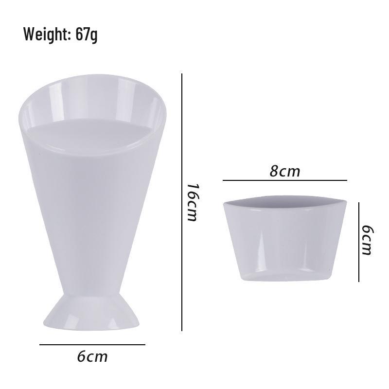 Premium Plastic French Fry & Salad Cup - Western-Style Snack Holder
Premium Plastic French Fry & Salad Cup - Western-Style Snack Holder