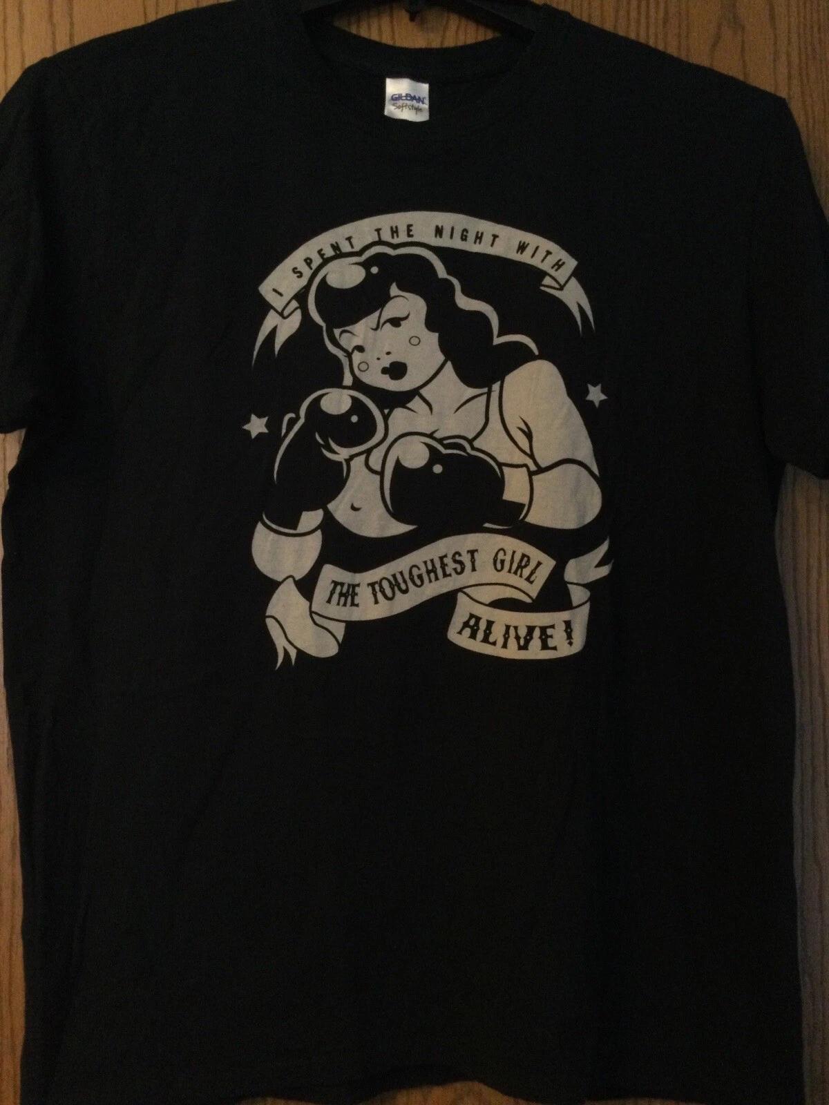 Candye Kane - “I Spent The Night With The Toughest Girl Alive” - Black Shirt - L XL
Candye Kane - “I Spent The Night With The Toughest Girl Alive” - Black Shirt - L XL