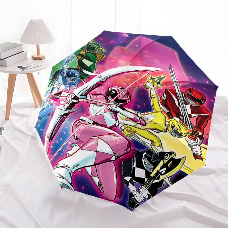 Pink Ranger Automatic Folding Umbrella: Portable 3-Fold Design with 8-Bone Frame - Perfect for Fans, Travelers, and Daily Use0104329a
Pink Ranger Automatic Folding Umbrella: Portable 3-Fold Design with 8-Bone Frame - Perfect for Fans, Travelers, and Daily Use0104329a