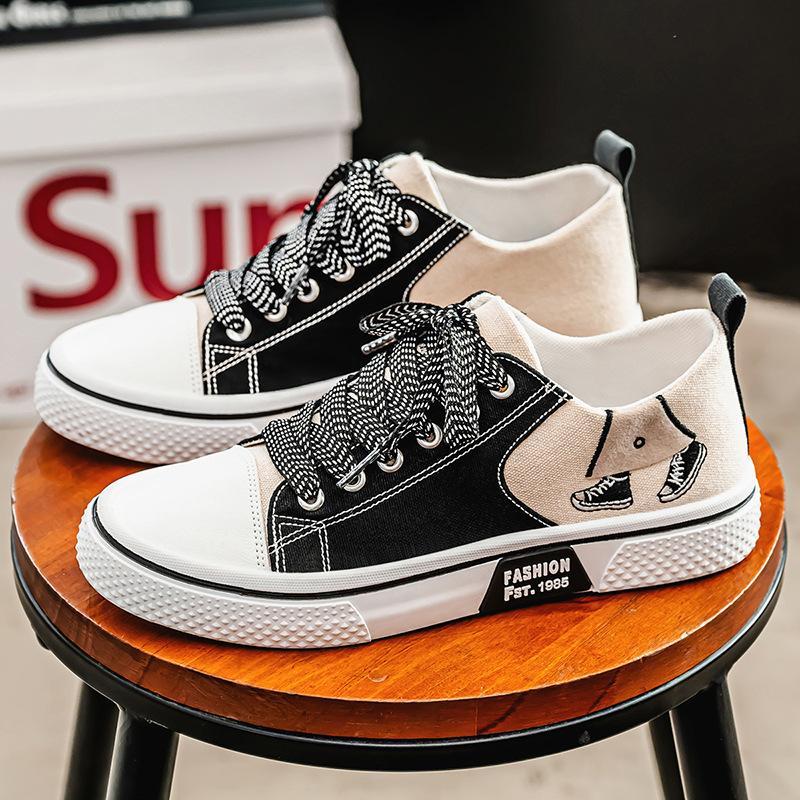 Великого розміру парусинові туфлі чоловічі 2025 весна нова тенденція універсальні чоловічі спортивні туфлі дихаючі тканинні туфлі студентські повсякденні туфлі 44
Великого розміру парусинові туфлі чоловічі 2025 весна нова тенденція універсальні чоловічі спортивні туфлі дихаючі тканинні туфлі студентські повсякденні туфлі 44