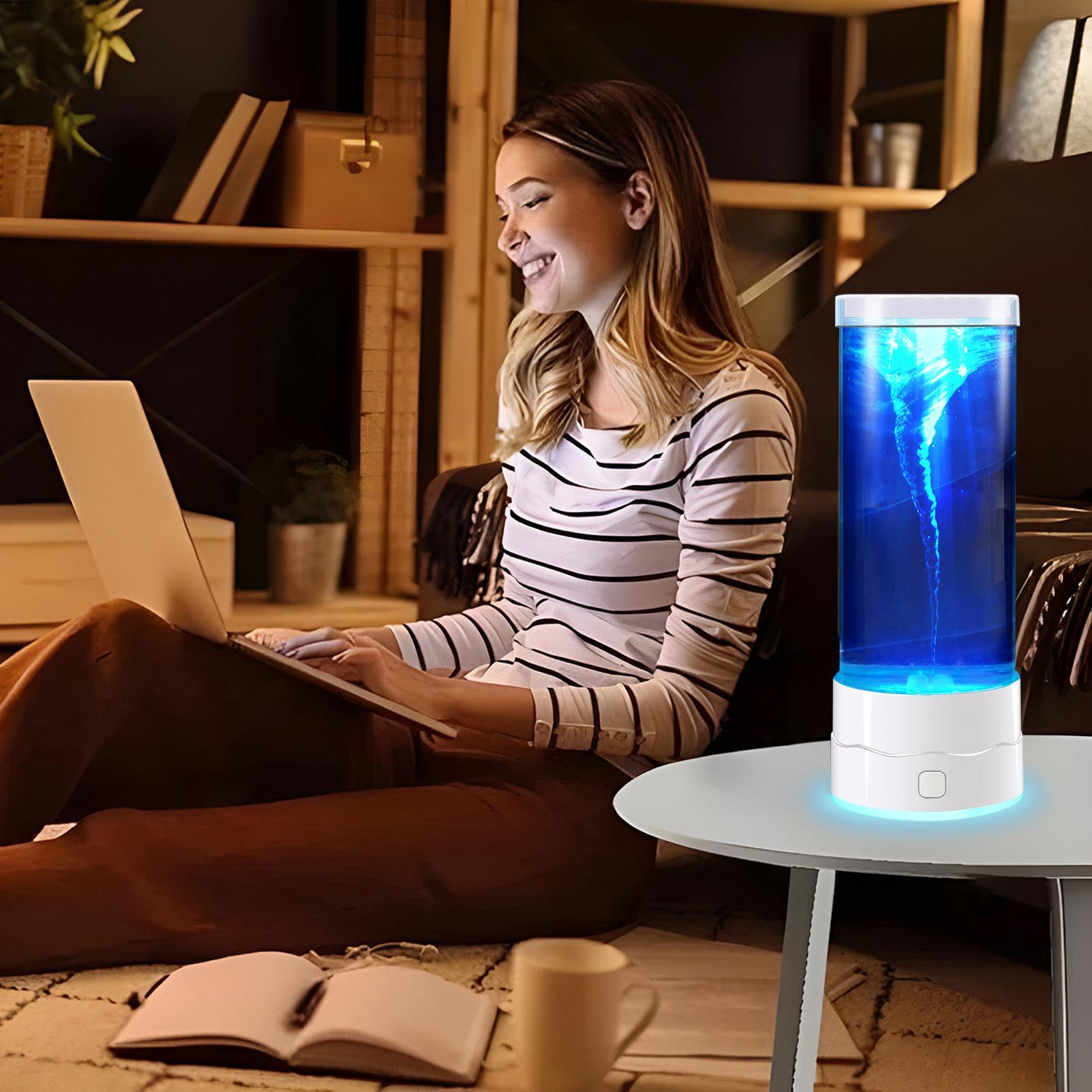 Tornado Lamp Novelty Relaxing Multi-Color Cool Table Lamp Nature Decoration Mood Light For Home Dorm Office Apartment Study чорний
Tornado Lamp Novelty Relaxing Multi-Color Cool Table Lamp Nature Decoration Mood Light For Home Dorm Office Apartment Study чорний
