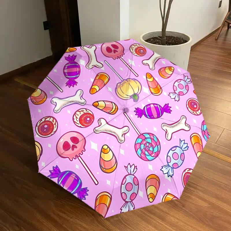1pc Halloween sweets Automatic Umbrella Durable Iron Frame & Plastic Handle, Gift for Men & Women, Sturdy Construction yy250905139
1pc Halloween sweets Automatic Umbrella Durable Iron Frame & Plastic Handle, Gift for Men & Women, Sturdy Construction yy250905139
