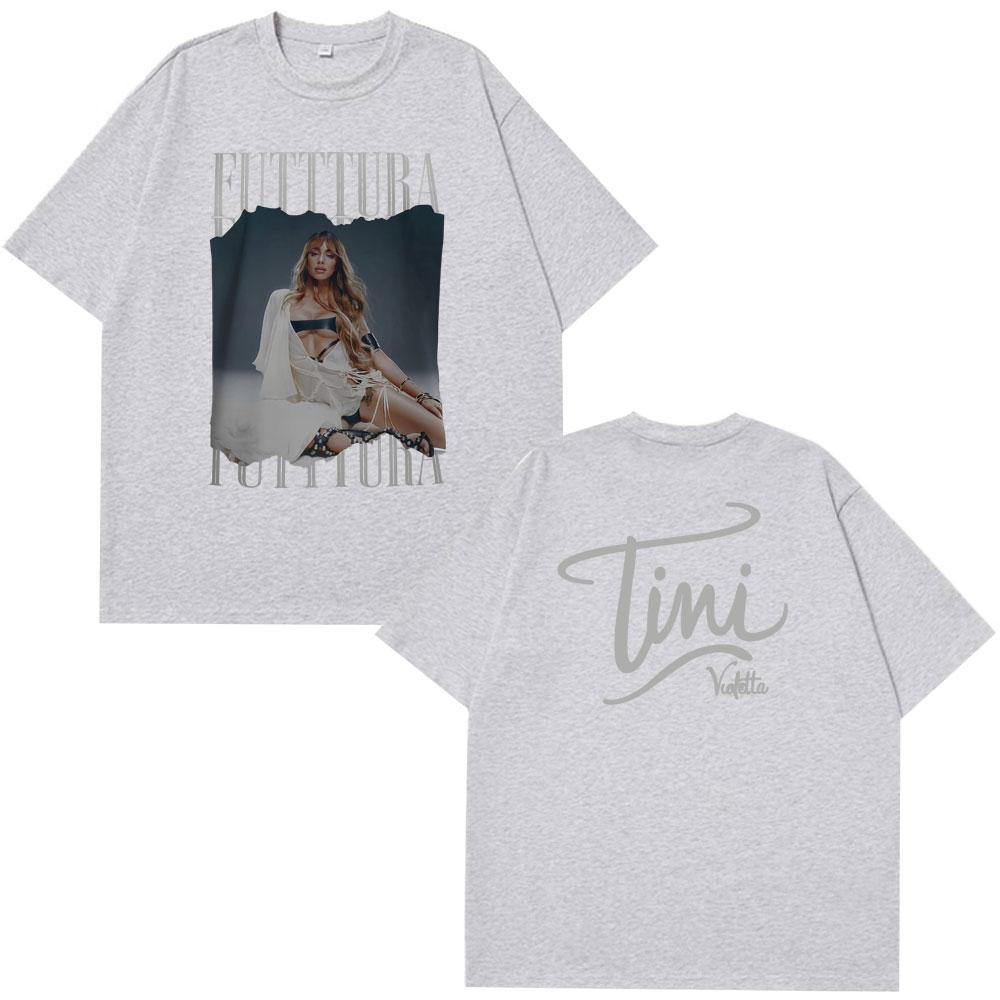 Singer Tini Stoessel Futtura Tour 2026 T-shirt Unisex Women Fashion Aesthetic T-shirt Short-sleeved Loose Casual Oversized T-shirts S
Singer Tini Stoessel Futtura Tour 2026 T-shirt Unisex Women Fashion Aesthetic T-shirt Short-sleeved Loose Casual Oversized T-shirts S